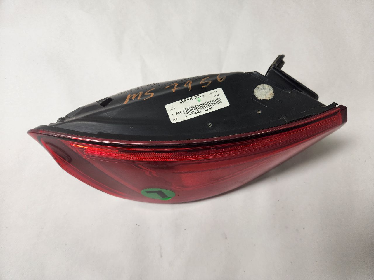 2015 AUDI A3 4cyl Gasoline Turbo 2.0 Left TAIL LAMP - 381449 — photo 2