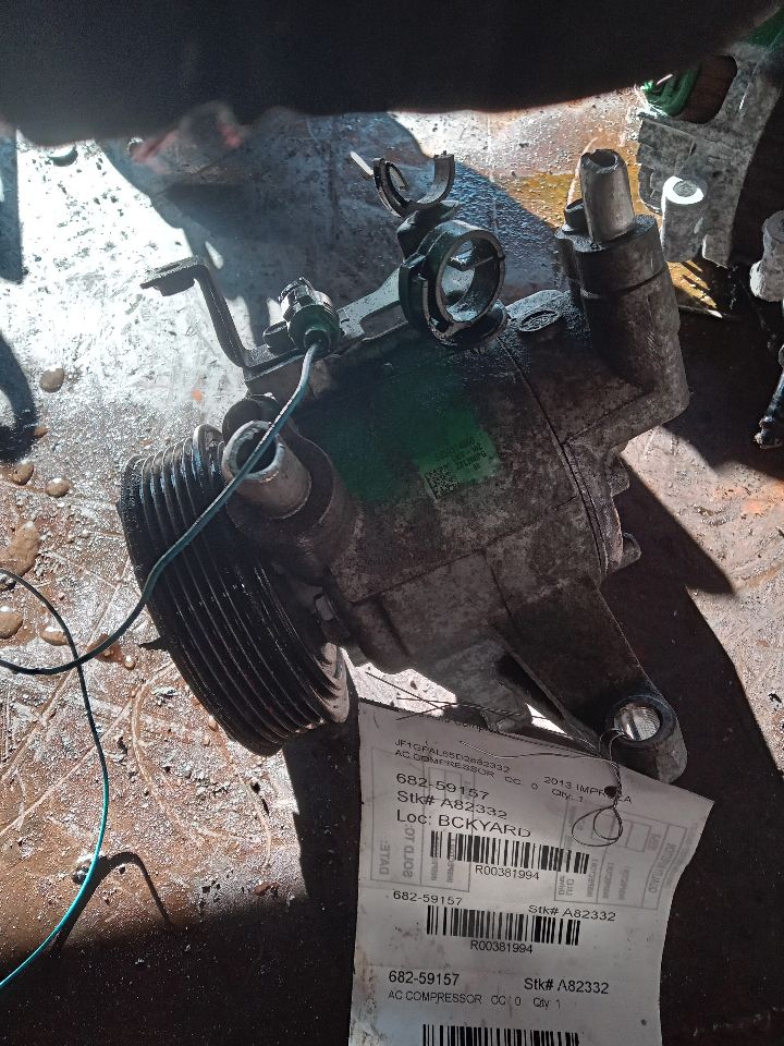 2013 SUBARU IMPREZA 4cyl Gasoline 2.0 Dohc AC COMPRESSOR - 381994 — photo 2