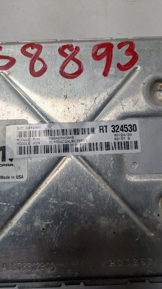 2020 DODGE CARAVAN 3.6L 6cyl VVT Eng/Motor Cont Mod - 382236 — photo 3