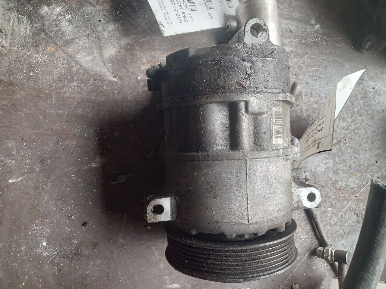 2013 JEEP COMPASS 4cyl Gasoline 2.4 AC COMPRESSOR - 382943