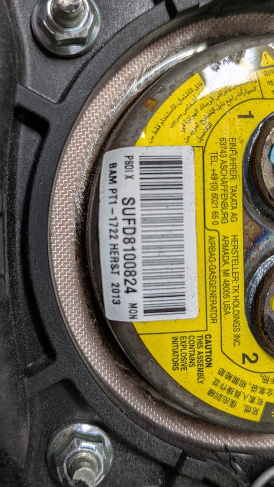 2014 CHEVROLET SONIC 4cyl Gasoline Turbo 1.4 Left AIR BAG - 382953 — photo 7