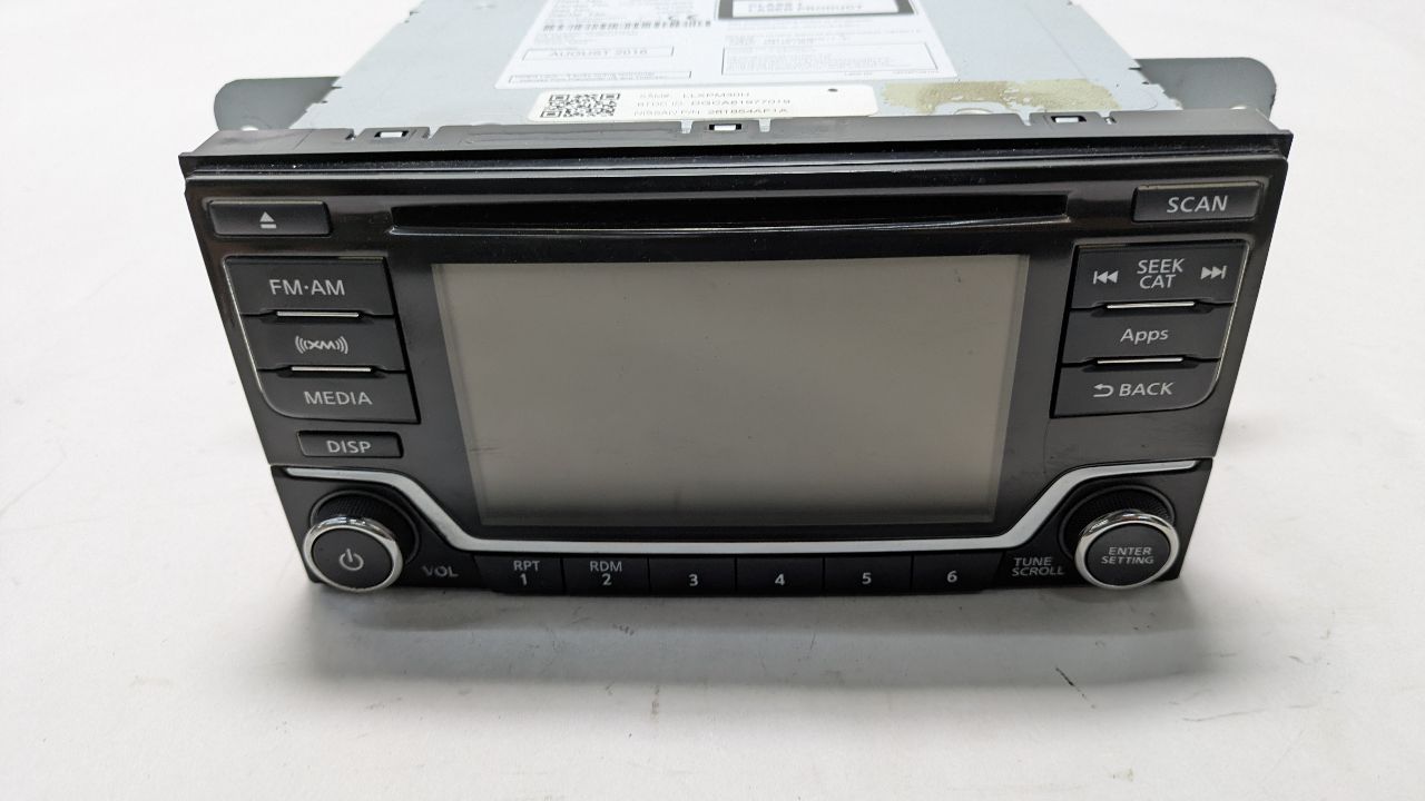 2016 NISSAN SENTRA 4cyl Gasoline 1.8 Radio Audio - 383079