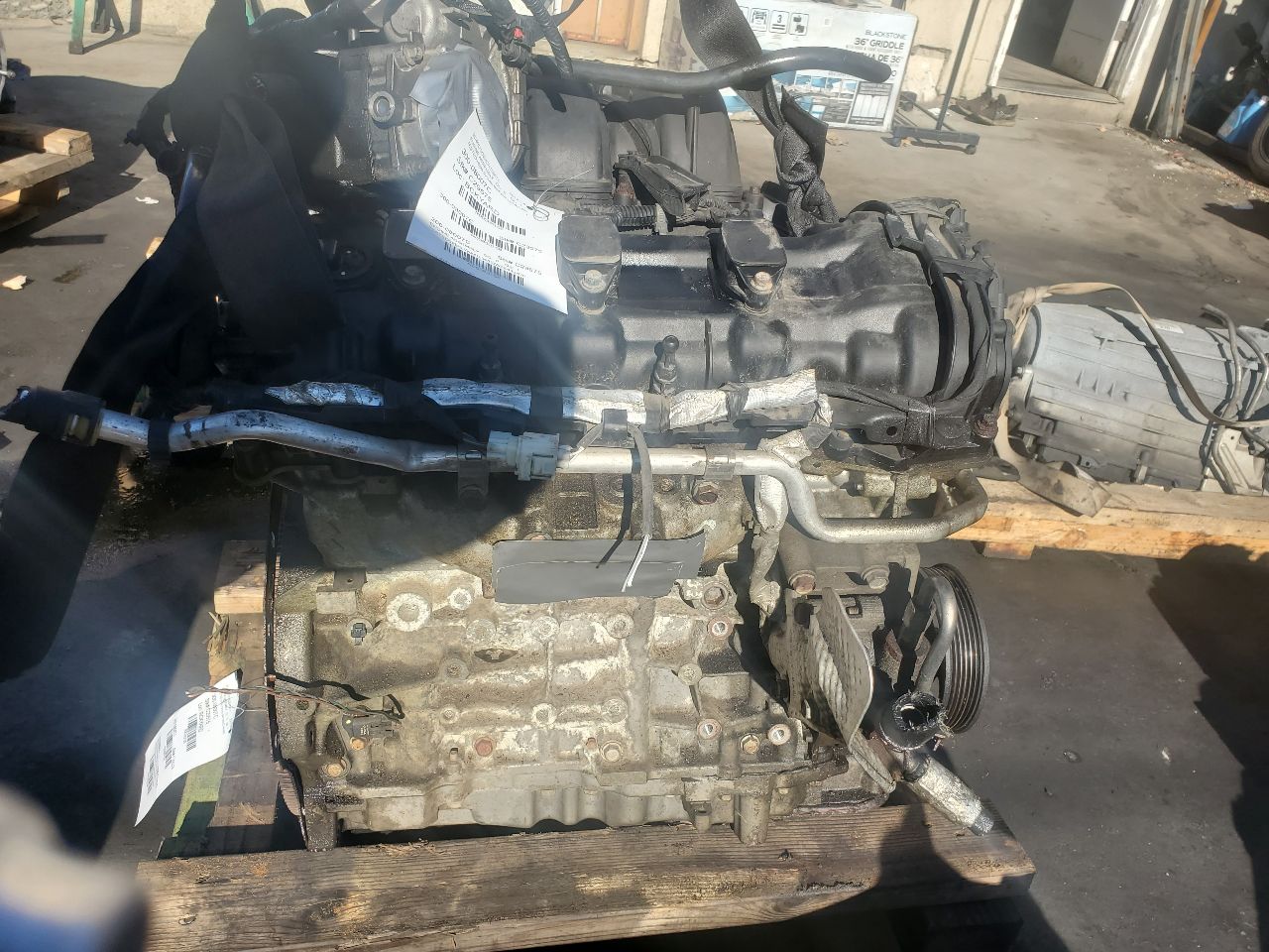 2012 DODGE CARAVAN 6cyl Gasoline 3.6 ENGINE ASSEMBLY - 383158 — photo 2