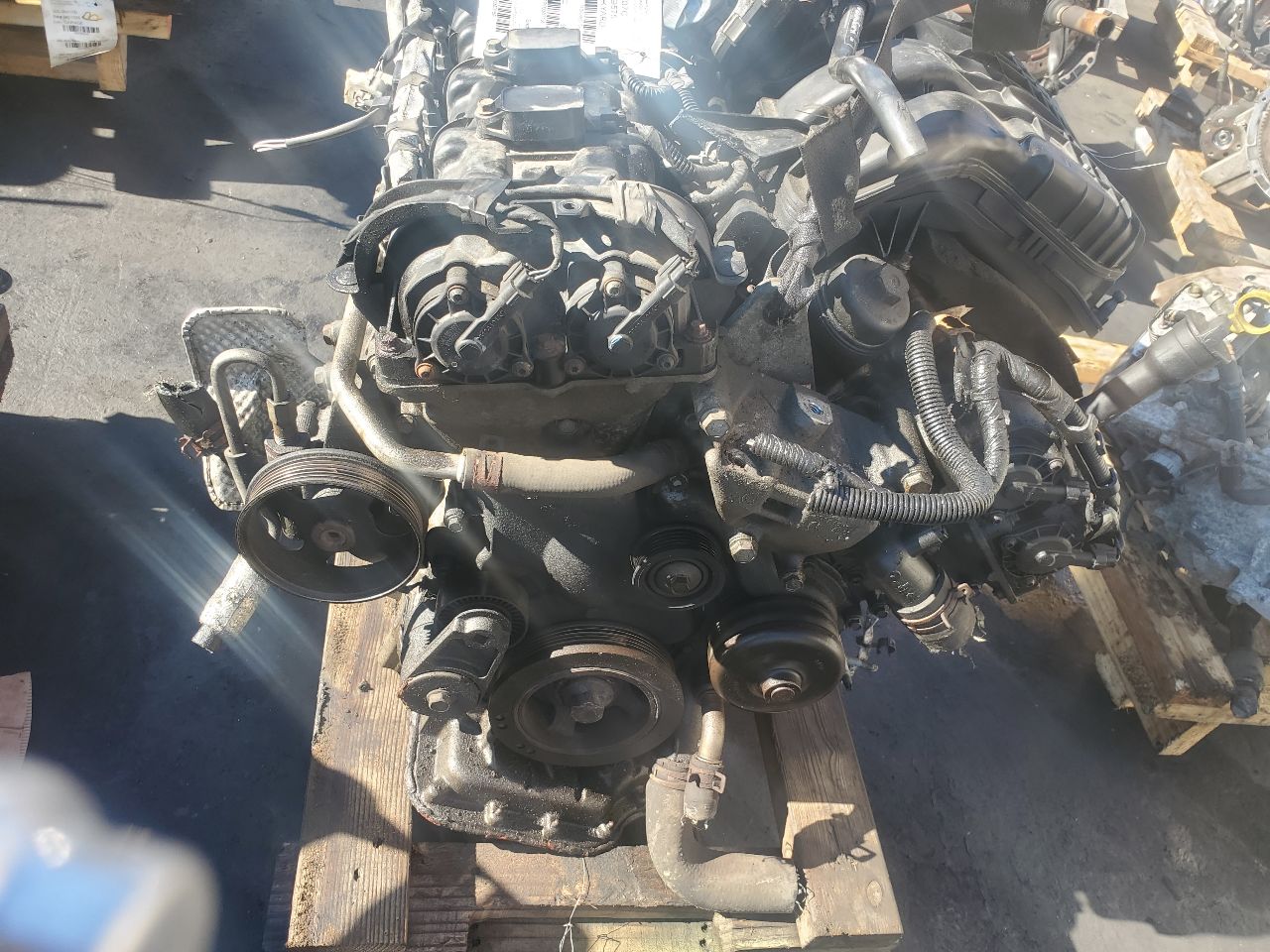 2012 DODGE CARAVAN 6cyl Gasoline 3.6 ENGINE ASSEMBLY - 383158 — photo 3