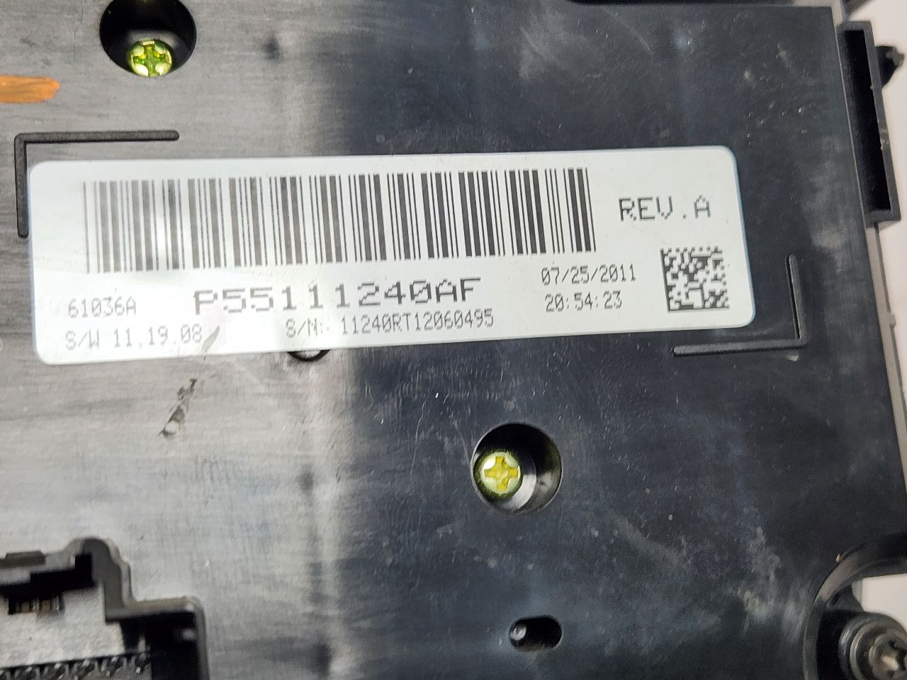 2012 DODGE CARAVAN 6cyl Gasoline 3.6 TEMP CONTROL - 383167 — photo 5