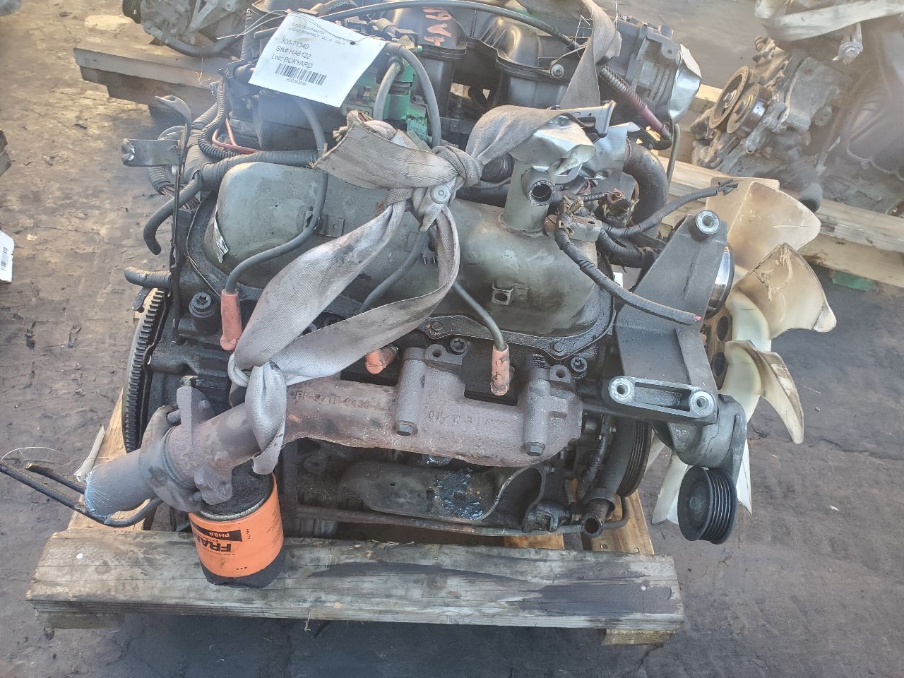 1997 FORD RANGER 6cyl Gasoline 4.0 ENGINE ASSEMBLY - 383649 — photo 2