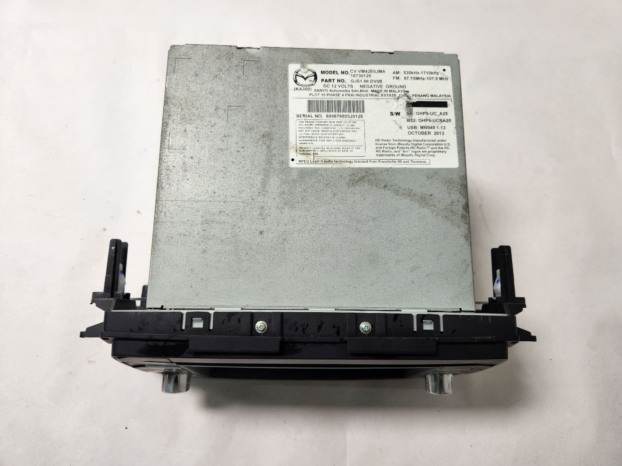 2015 MAZDA 6 4cyl Gasoline 2.5 DOHC Radio Audio - 384048 — photo 4