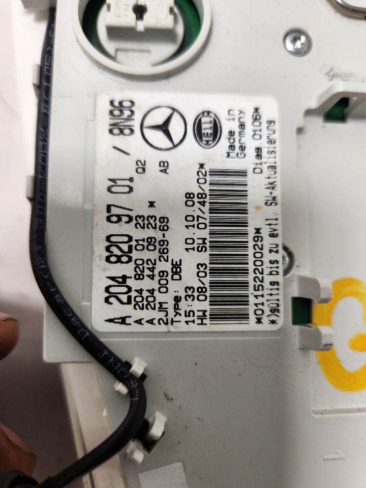 2009 MERCEDES-BENZ C-CLASS 6cyl Gasoline 3.0 Flex Console, Front - 384056 — photo 3