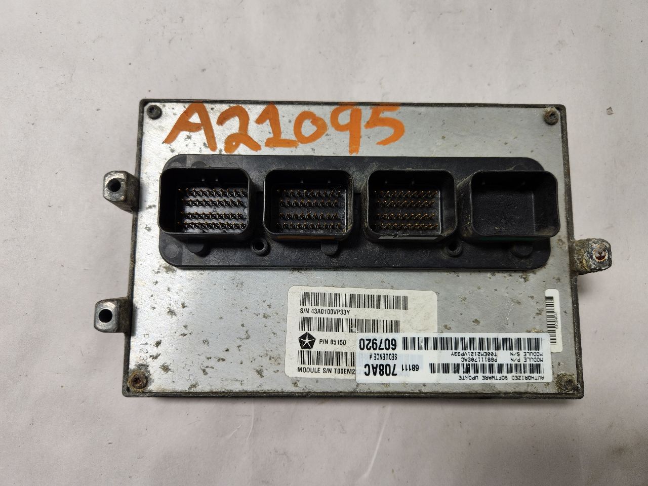 2012 DODGE DURANGO 6cyl Gasoline 3.6 Eng/Motor Cont Mod - 384137 — photo 2