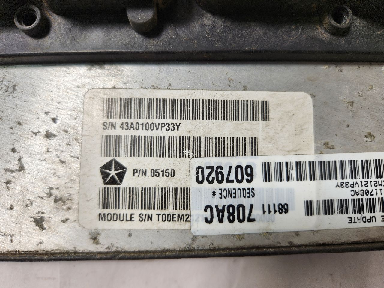 2012 DODGE DURANGO 6cyl Gasoline 3.6 Eng/Motor Cont Mod - 384137 — photo 3