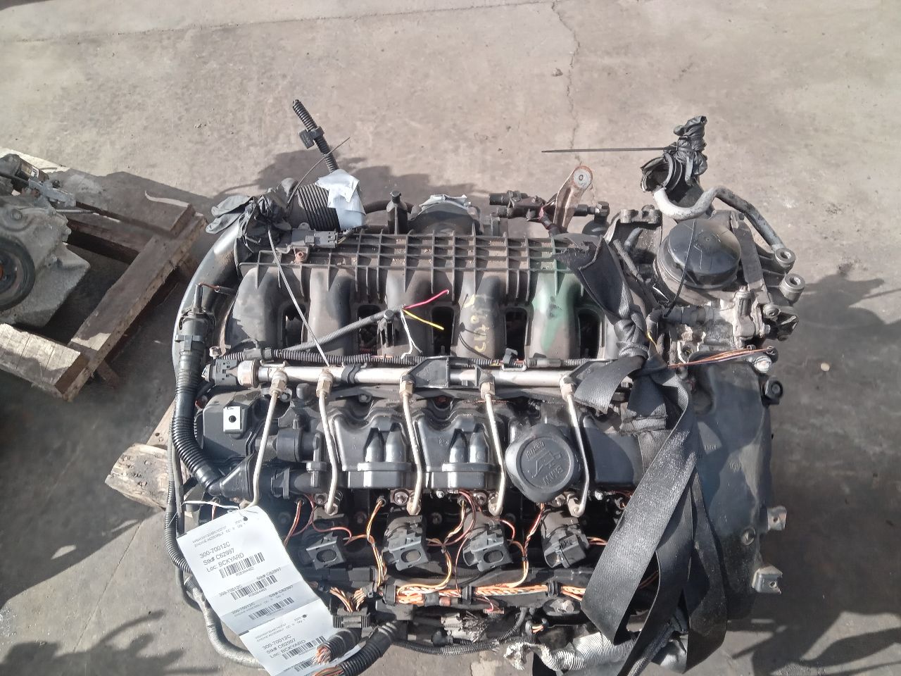 2009 BMW 535i 6cyl Gasoline Turbo 3.0 ENGINE ASSEMBLY - 384462