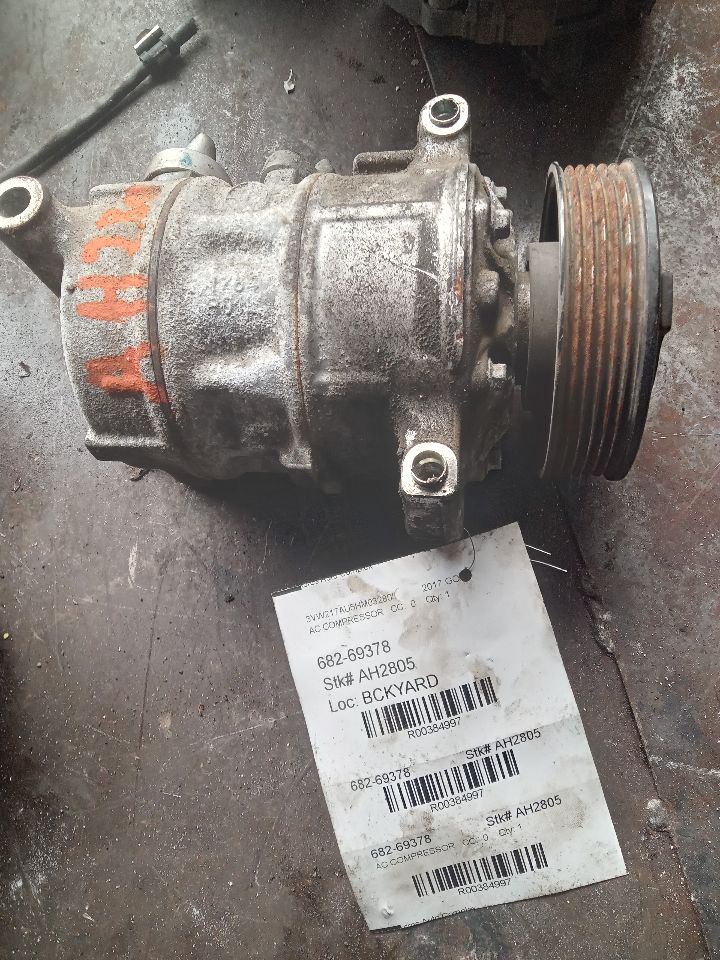 2017 VOLKSWAGEN GOLF 4cyl Gasoline Turbo 1.8 AC COMPRESSOR - 384997