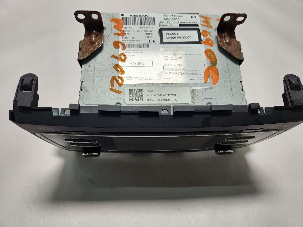 2016 NISSAN ALTIMA 4cyl Gasoline 2.5 DOHC Radio Audio - 385811
