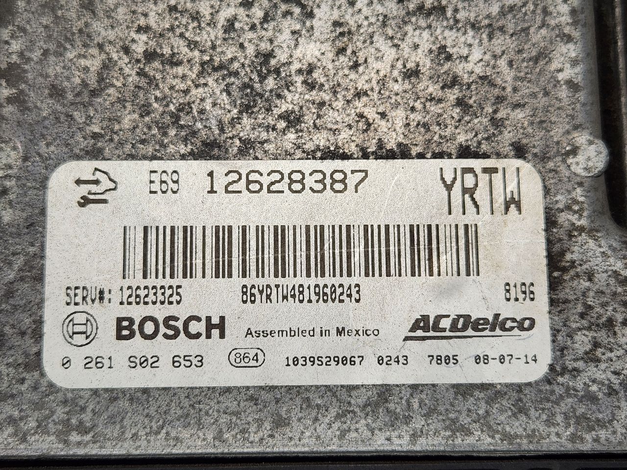 2009 GMC ACADIA 6cyl Gasoline 3.6 Eng/Motor Cont Mod - 386437 — photo 4