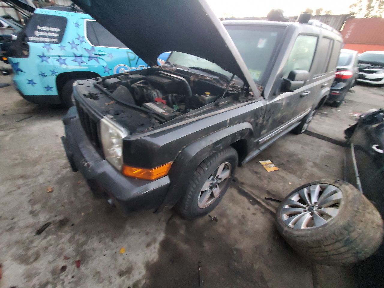 2006 JEEP COMMANDER 6cyl Gasoline 3.7 FRAME - 386668 — photo 6