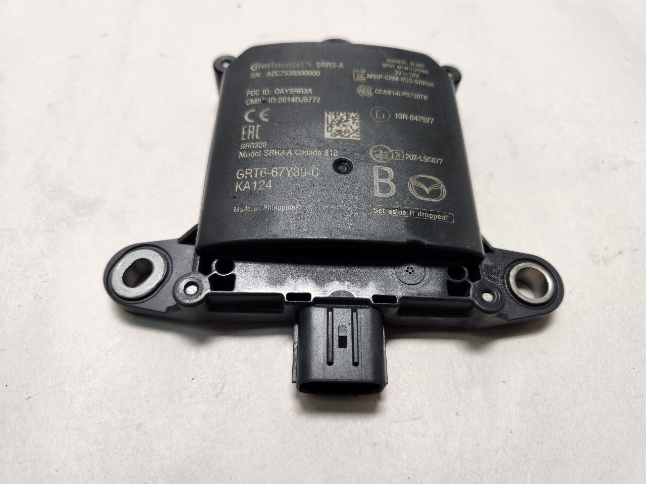 2018 MAZDA 6 2.5L 4cyl Turbo Gasoline Camera Projector - 386692 — photo 5