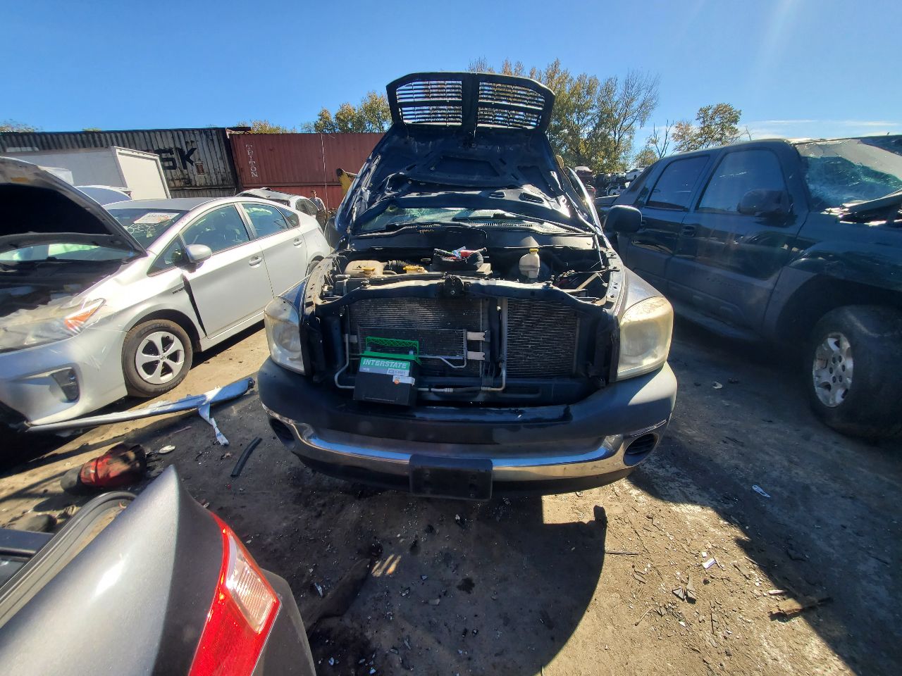 2008 DODGE 1500 PICKUP 8cyl Gasoline 4.7 AC COMPRESSOR - 387232 — photo 5