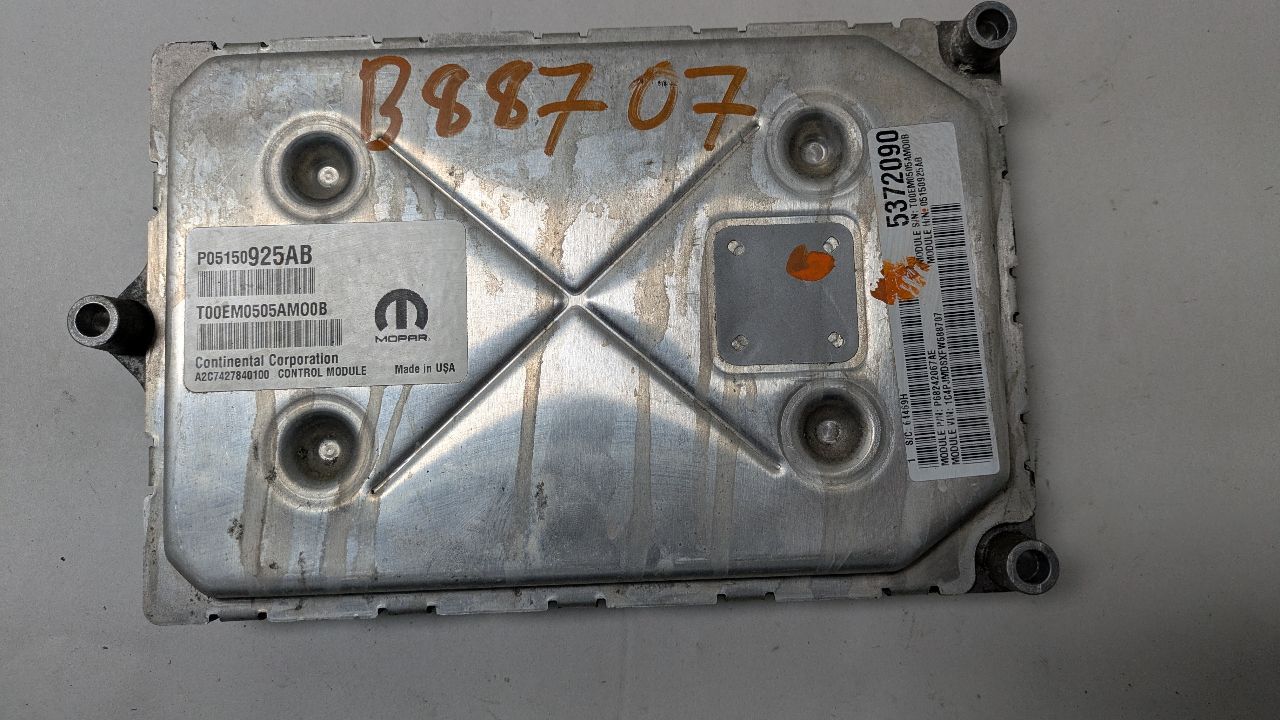 2015 JEEP CHEROKEE 6cyl gas flex fuel 3.2 Eng/Motor Cont Mod - 387328
