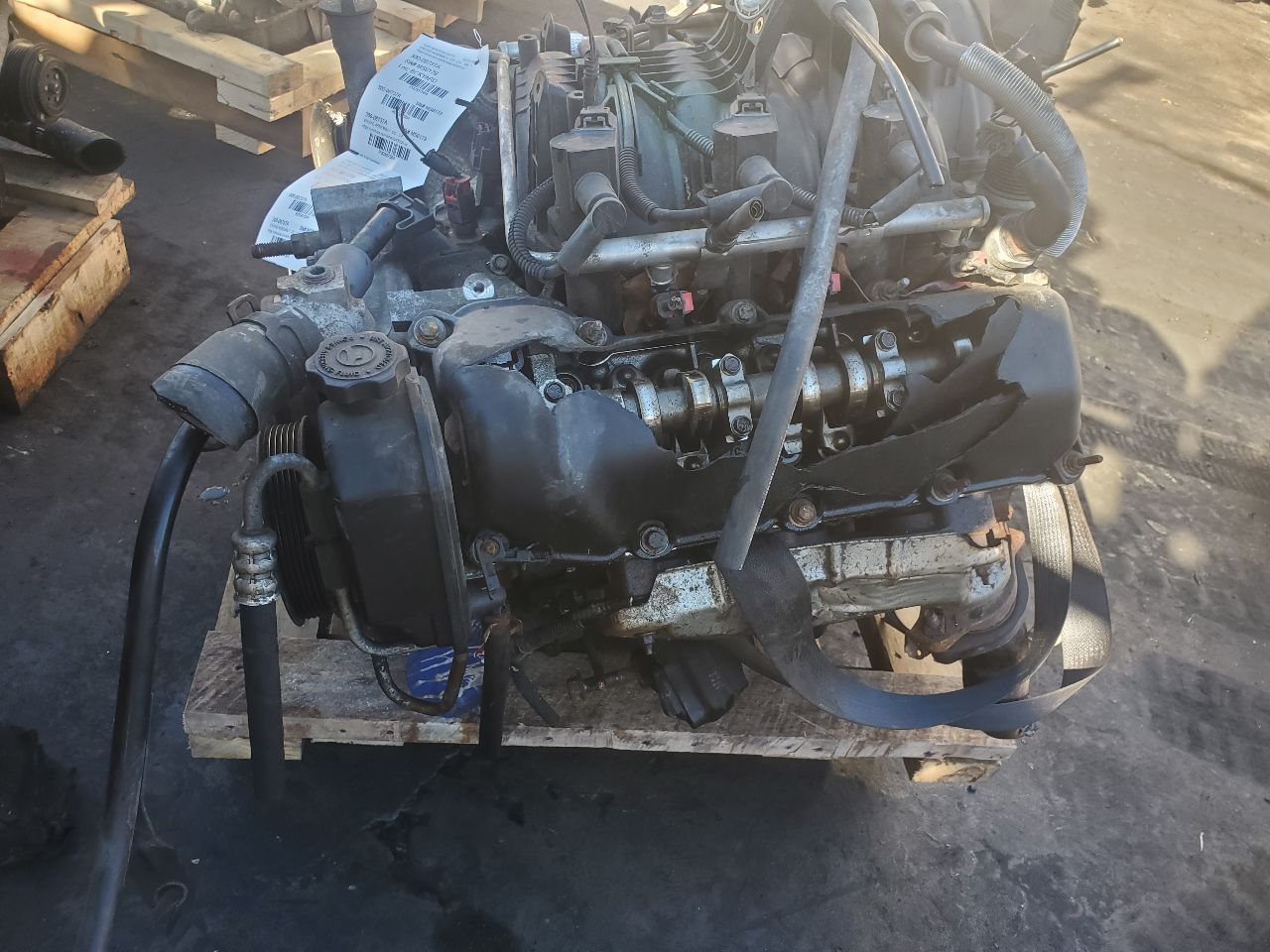 2012 JEEP LIBERTY 6cyl Gasoline 3.7 ENGINE ASSEMBLY - 387564 — photo 3