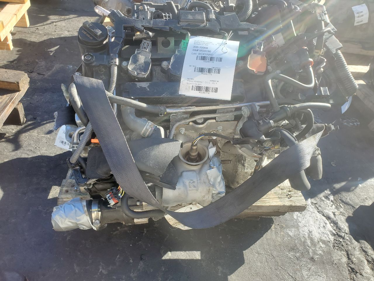2020 HONDA CIVIC 1.5L 4cyl Turbo Gasoline ENGINE ASSEMBLY - 387776 — photo 4
