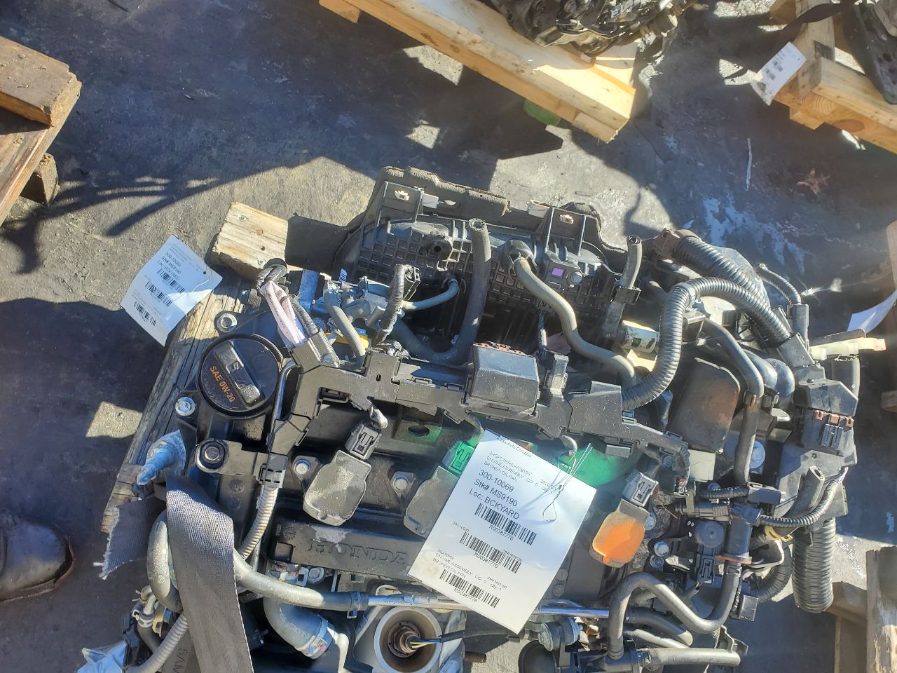 2020 HONDA CIVIC 1.5L 4cyl Turbo Gasoline ENGINE ASSEMBLY - 387776 — photo 5