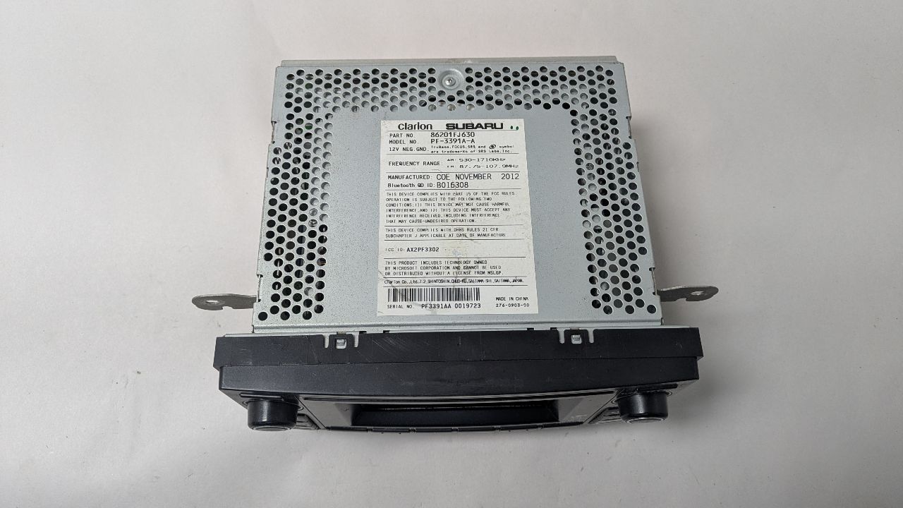2013 SUBARU XV CROSSTREK 4cyl Gasoline 2.0 Dohc Radio Audio - 388513 — photo 2