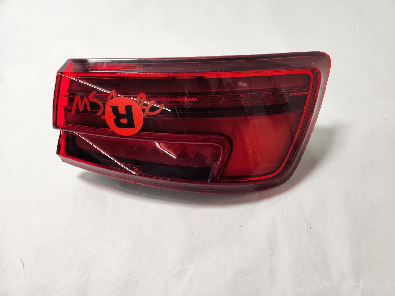 2017 AUDI A3 2.0L 4cyl Turbo Gasoline Right TAIL LAMP - 388626