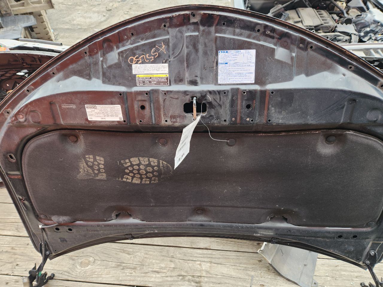 2013 TOYOTA RAV4 4cyl Gasoline 2.5 DOHC HOOD - 388829