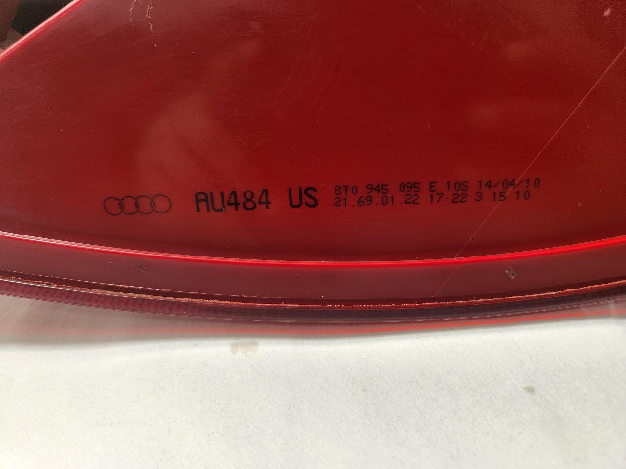 2010 AUDI A5 4cyl Gasoline Turbo 2.0 Left TAIL LAMP - 389090 — photo 5