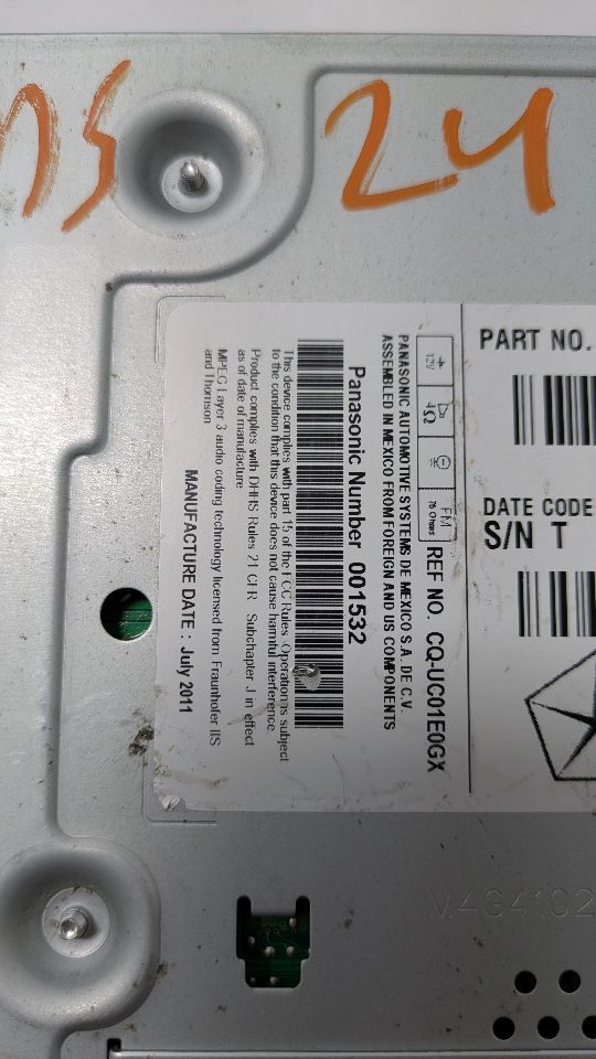 2012 DODGE CHARGER 8cyl Gasoline 5.7 HEMI Radio Audio - 389139 — photo 6