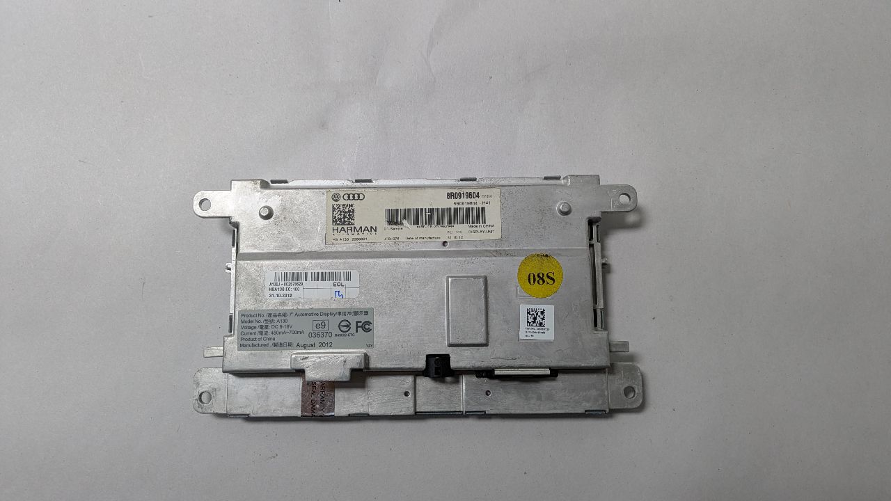 2011 AUDI A4 Info-GPS-TV Screen - 389497
