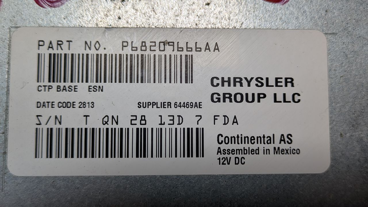 2014 DODGE JOURNEY 4cyl Gasoline 2.4 Radio Audio - 389585 — photo 5