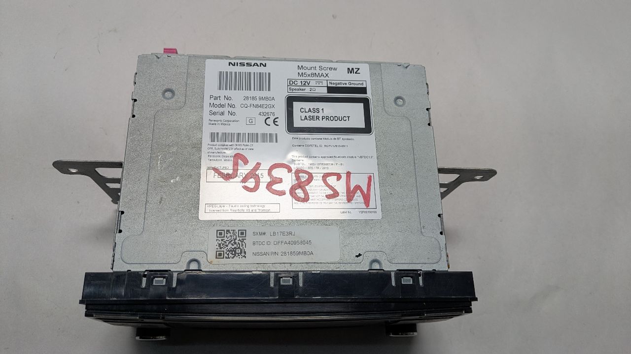 2015 NISSAN SENTRA 4cyl Gasoline 1.8 Radio Audio - 390470 — photo 3