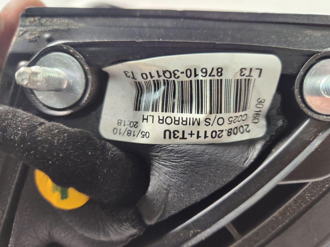 2011 HYUNDAI SONATA 4cyl Gasoline 2.4 PZEV Left SIDE VIEW MIRROR - 390866 — photo 5