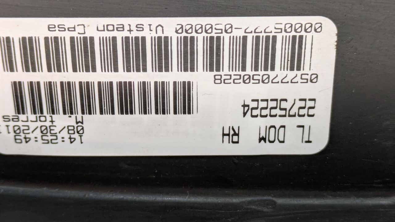 2012 CADILLAC CTS 6cyl Gasoline 3.0 Dohc Right TAIL LAMP - 391042 — photo 6