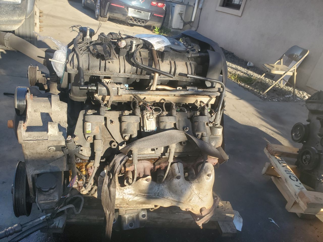 2009 CHEVROLET SILVERADO 1500 PICKUP 8cyl Gasoline 5.3 FLEX ENGINE ASSEMBLY - 391264 — photo 3