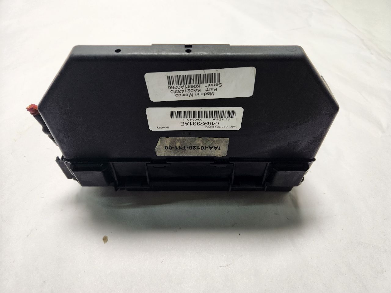 2011 JEEP LIBERTY 6cyl Gasoline 3.7 Chassis Cont Mod - 391403