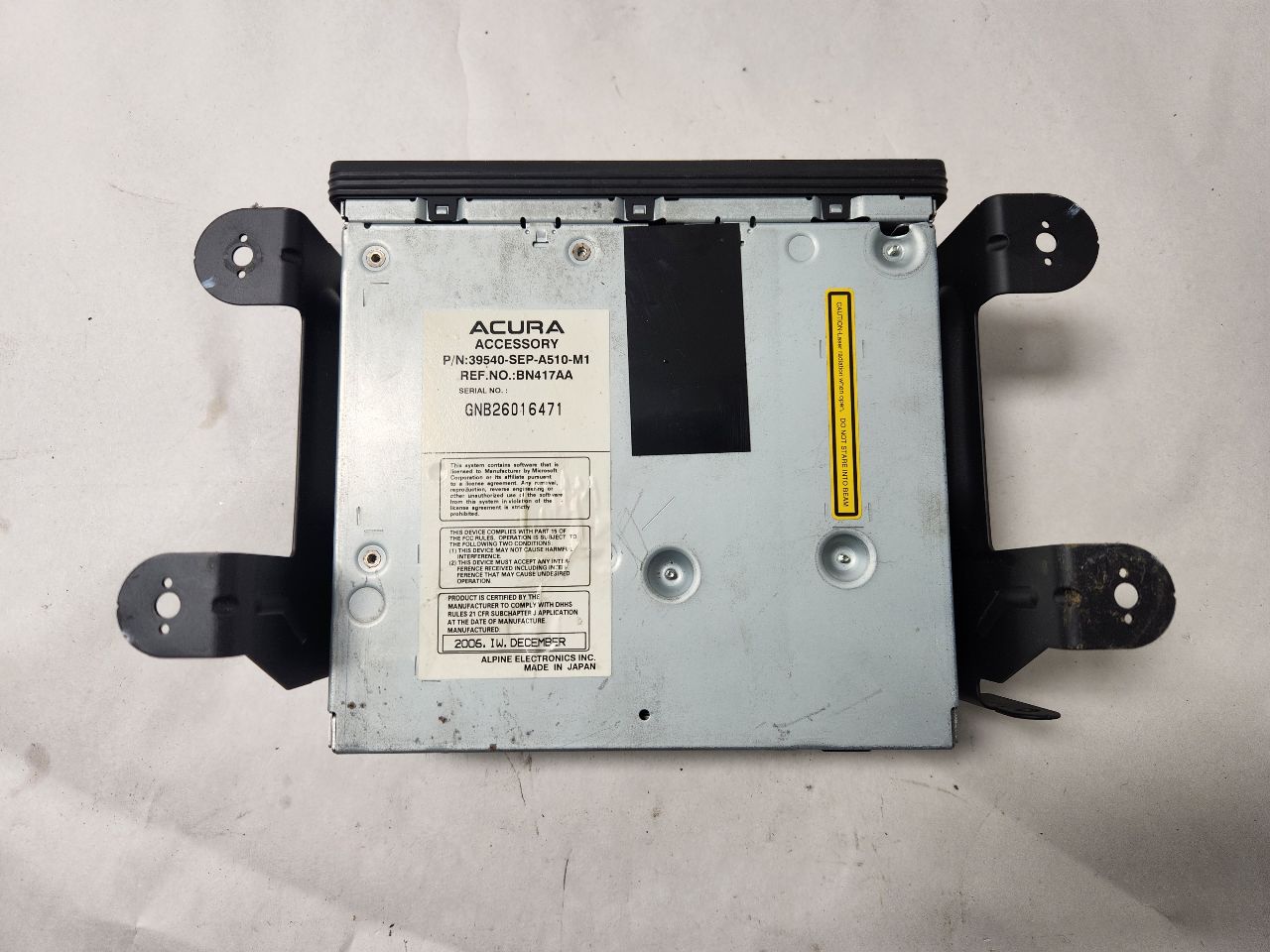 2007 ACURA TL 3.2L 6cyl Gasoline Radio Audio - 392811 — photo 3