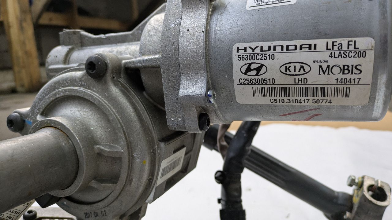 2018 HYUNDAI SONATA 2.4L 4cyl Gasoline VVT STEERING COLUMN - 392919 — photo 4