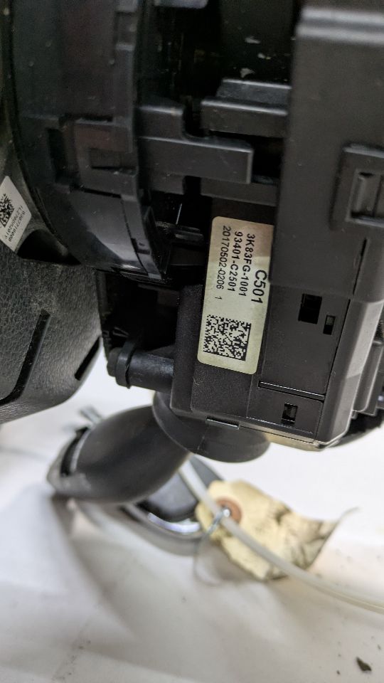 2018 HYUNDAI SONATA 2.4L 4cyl Gasoline VVT STEERING COLUMN - 392919 — photo 5