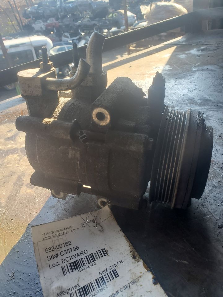 2010 FORD E250 VAN 4.6L 8cyl Gasoline AC COMPRESSOR - 392952