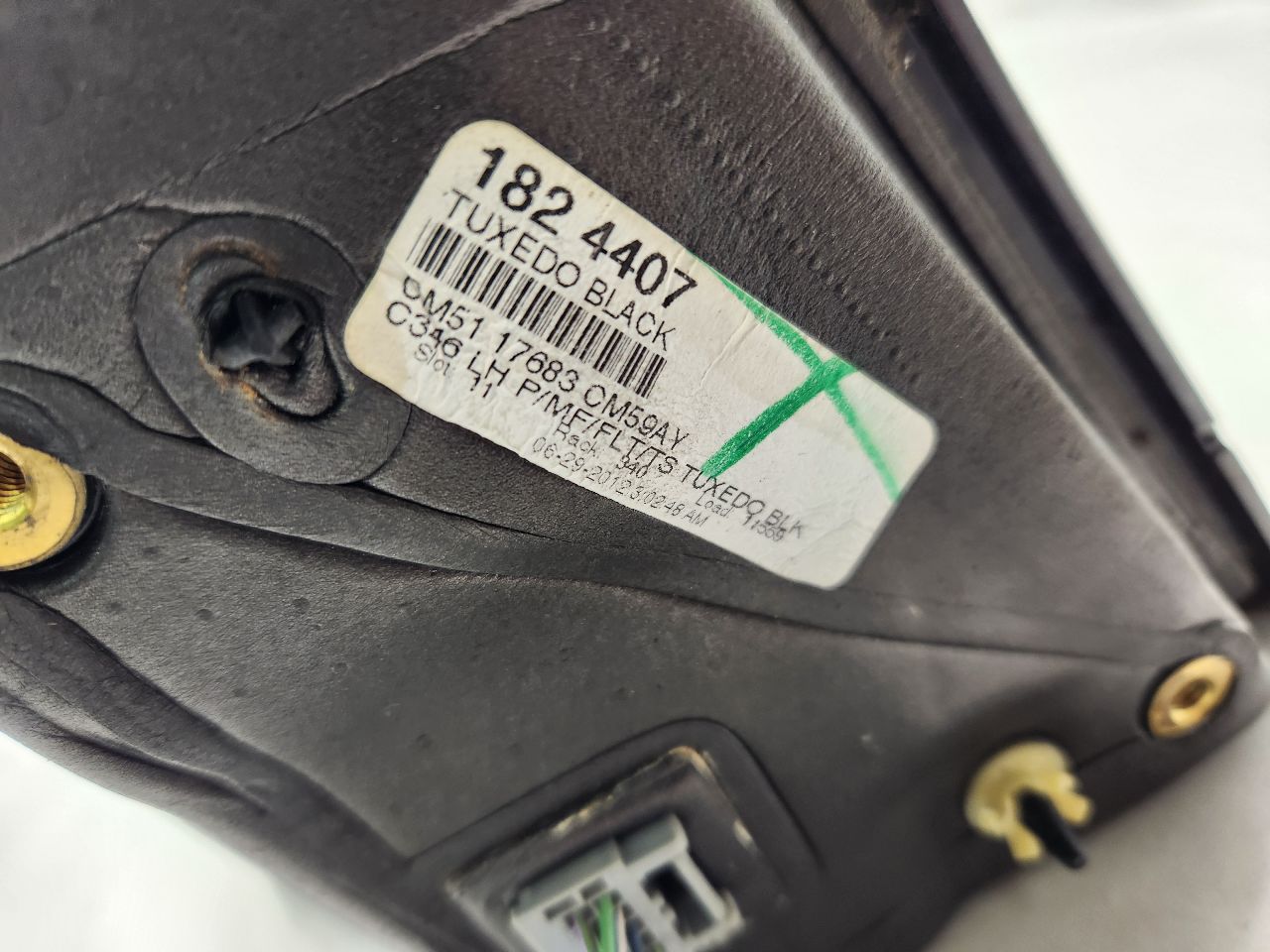 2012 FORD FOCUS 4cyl Gasoline 2.0 PZEV Left SIDE VIEW MIRROR - 392981 — photo 4