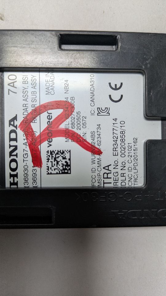 2020 HONDA PILOT 3.5L 6cyl Gasoline VVT Chassis Cont Mod - 393040 — photo 2