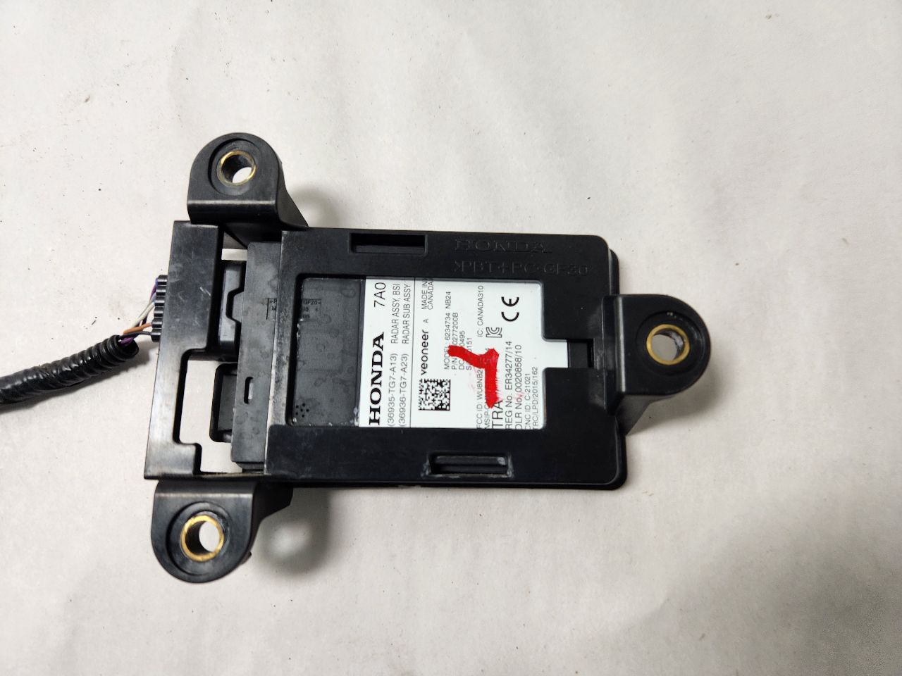 2020 HONDA PILOT 3.5L 6cyl Gasoline VVT Camera Projector - 393041 — photo 2
