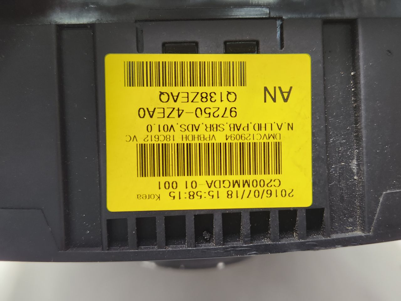 2017 HYUNDAI SANTA FE TEMP CONTROL - 393084 — photo 7
