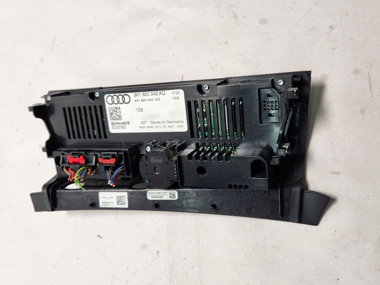 2016 AUDI Q5 4cyl Gasoline Turbo 2.0 TEMP CONTROL - 393129 — photo 6