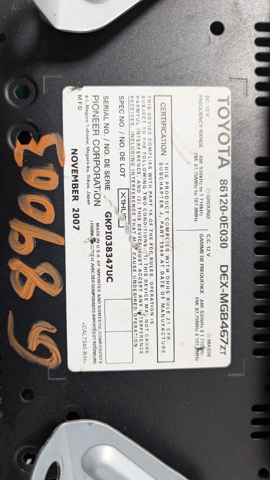 2006 LEXUS RX330 Radio Audio - 393430 — photo 6