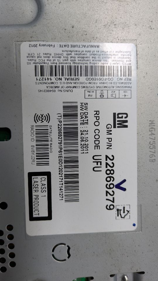 2012 CHEVROLET EQUINOX Radio Audio - 393480 — photo 4