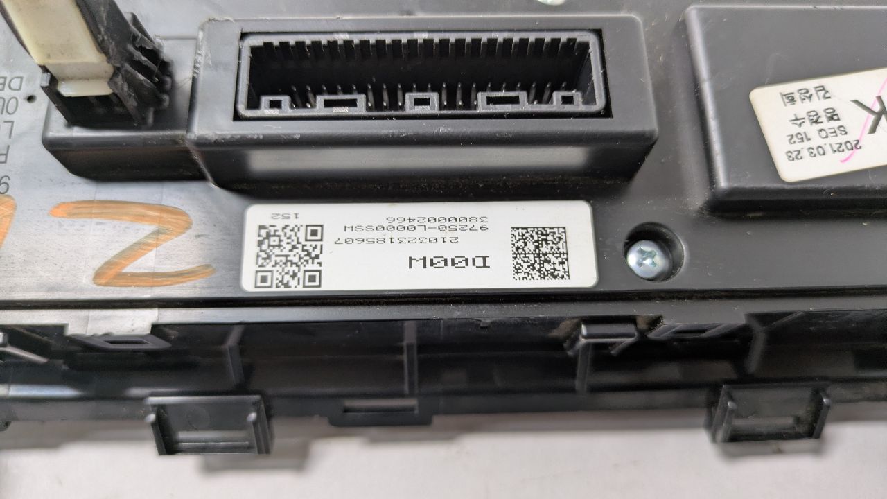 2020 HYUNDAI SONATA TEMP CONTROL - 393486 — photo 5