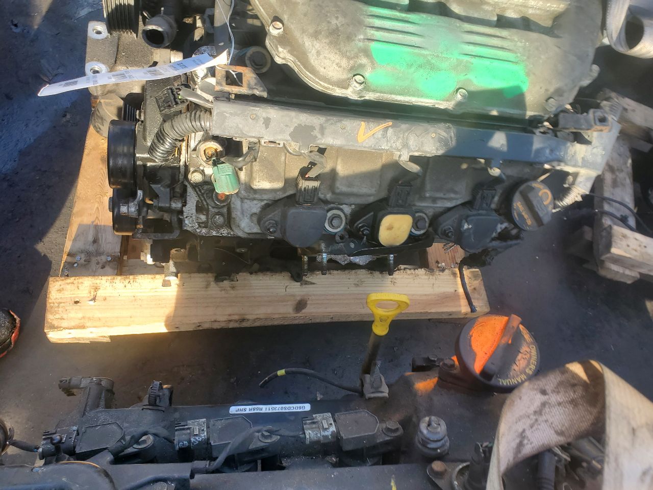 2010 HONDA CROSSTOUR 6cyl Gasoline 3.5 ENGINE ASSEMBLY - 394821